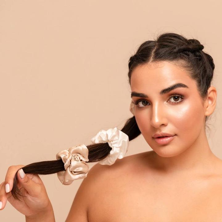 Immagine prodotto VBEAUTY Capelli - Crema Scrunchie di seta (Elastico per capelli)