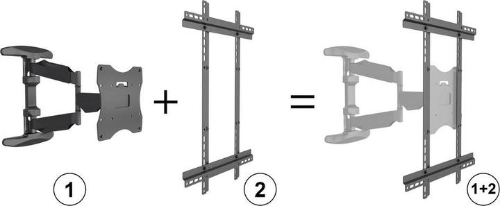 Produktbild Multibrackets Vesa Adapter für 40 "-63 ", Tragkraft 45 kg (Wand, 63", 45 kg)