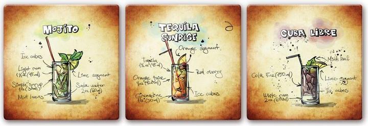Produktbild Trenddeko Longdrinks Set 01 (3-teilig) (50 x 50 cm)