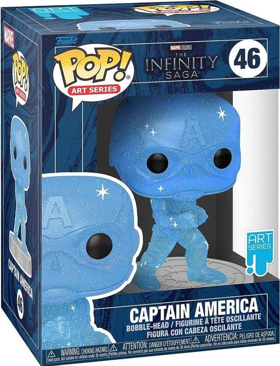 Produktbild Funko POP! - Infinity Saga: Captain America (Blau)