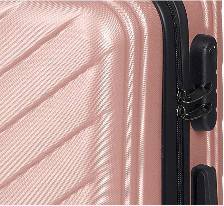 Actual product image Arte Regal pink abs cabin scale suitcase