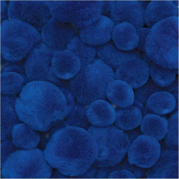 Produktbild Colorations Färbungen - Pom Pomps Blau, 100 Stück.