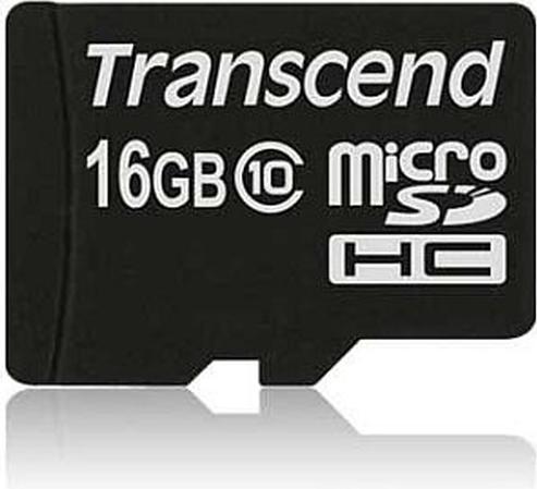 Produktbild Transcend SDHC CARD MICRO 16GB CLASS 10 (16 GB, microSDHC, U1)