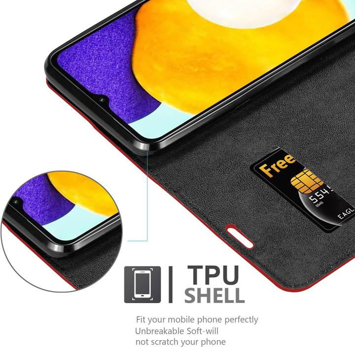 Actual product image Cadorabo Book Invis. Magnet sleeve (Samsung Galaxy A13 5G)
