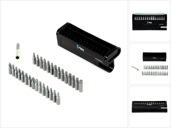 Actual product image Wera Bit-Check 30 Wood 2 (Cross Pozidriv PZ M2, Cross Pozidriv PZ M3, Cross Phillips PH M2, Cross Pozidriv PZ M1)