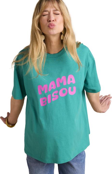 Envie de Fraise Bio-Kollektion: Umstands-T-Shirt mit Print Mama bisou