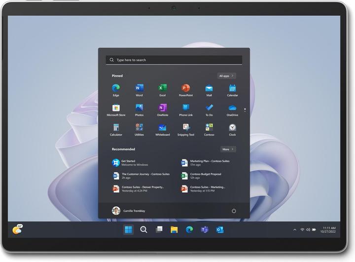 Actual product image Microsoft Surface Pro 9 for business (13", Intel Core i5-1245U, 16 GB, 256 GB, Without keyboard layout)