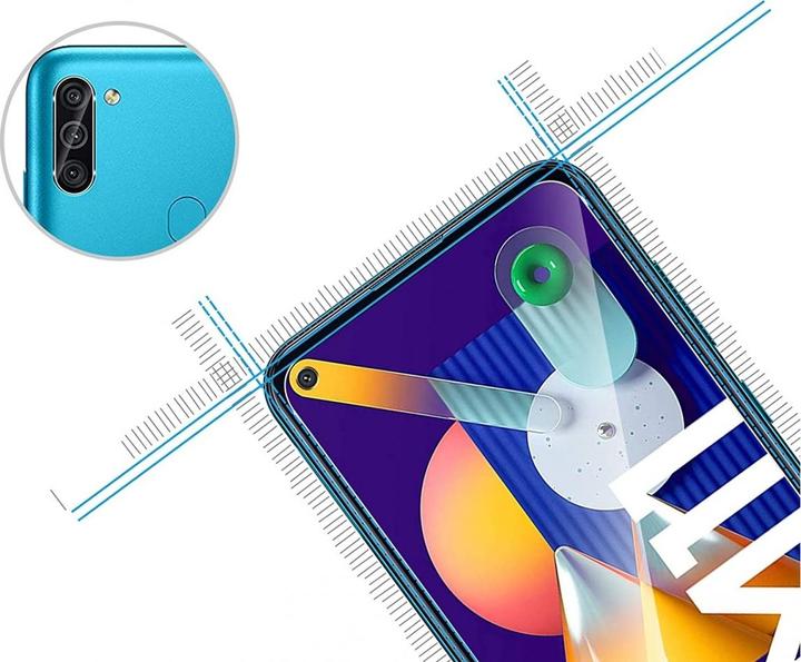 Produktbild Screenguard Samsung Galaxy M11 Panzerglas Schutzfolie Case Friendly Design (1 Stück, Samsung Galaxy M11)