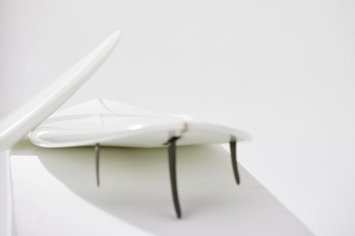 Image du produit Olaian Planche de surf mi-longue 6'8" - 900 blanc (6'8")