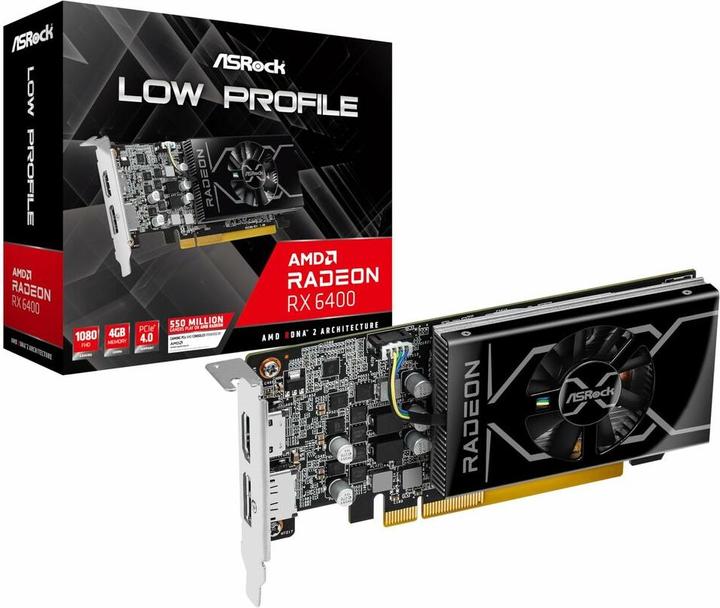 AsRock Radeon RX 6400 Low Profile (4 GB)
