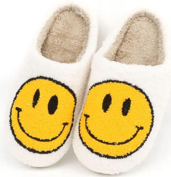 Image du produit PhoneLook Pantoufles d'hiver douillettes et chaudes Smiley taille 37-38 /jaune (37)