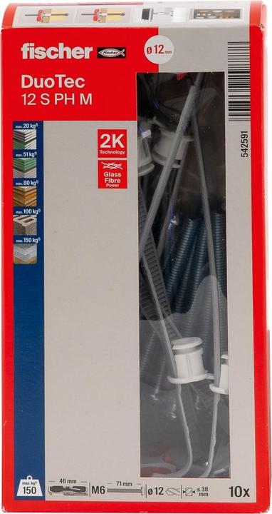 Actual product image Fischer DuoTec 12 S PH M (10 pcs.)