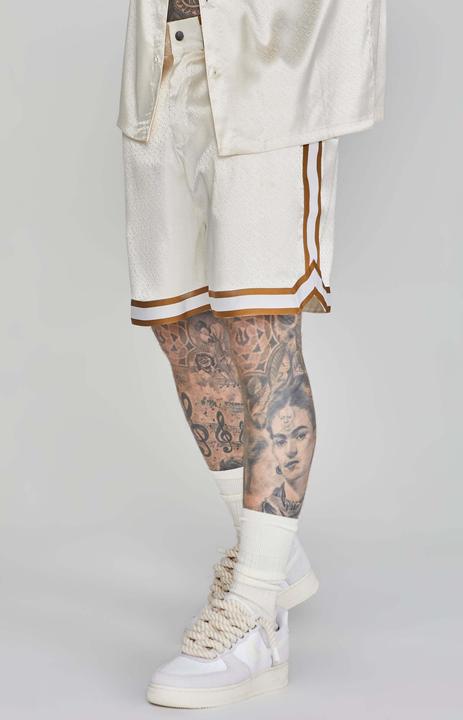 Siksilk Shorts Resort Shorts in Ecru (XL)