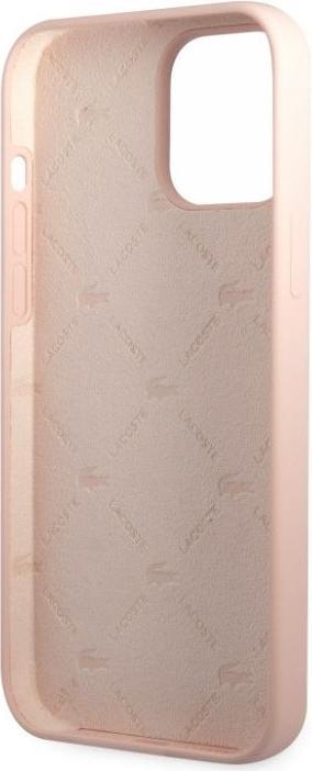 Actual product image Lacoste iPhone 13 Pro Max Liquid Silicone Glossy Printing Logo Case (Apple iPhone 13 Pro Max)