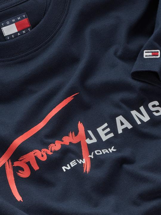 Actual product image Tommy Jeans Tjm Reg Signtr Dna Tee Ext (S)