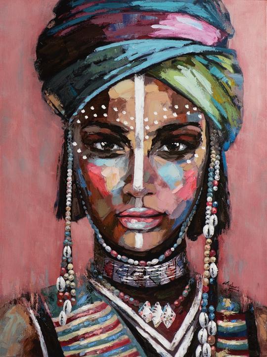 Actual product image Schubiger Image desert woman with turban (60 x 90 cm)