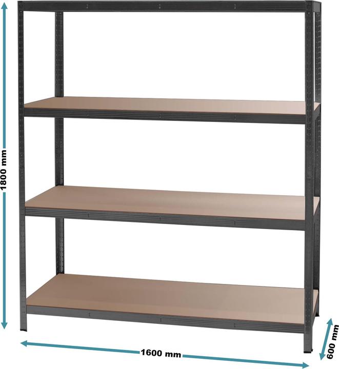 Produktbild Wiltec Schwerlastregale