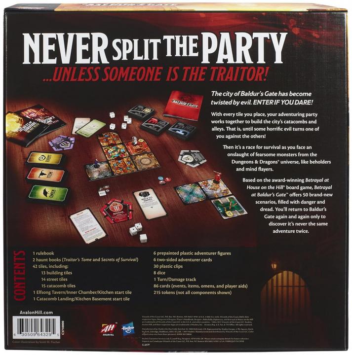Actual product image Hasbro Gaming Avalon Hill - Betrayal at Baldur's Gate (English)