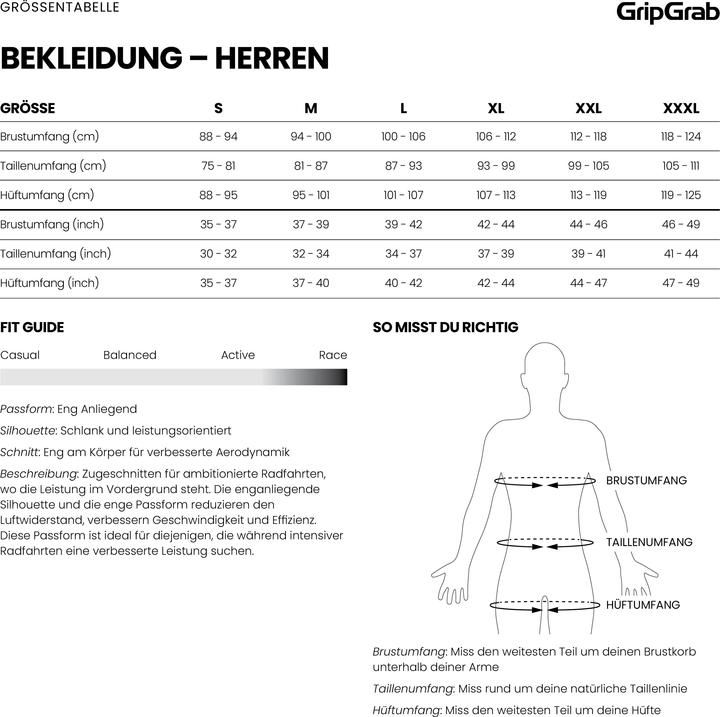 Valeurs nutritives et ingrédients GripGrab ThermaPace Thermal Bib Tights No Pad (L)
