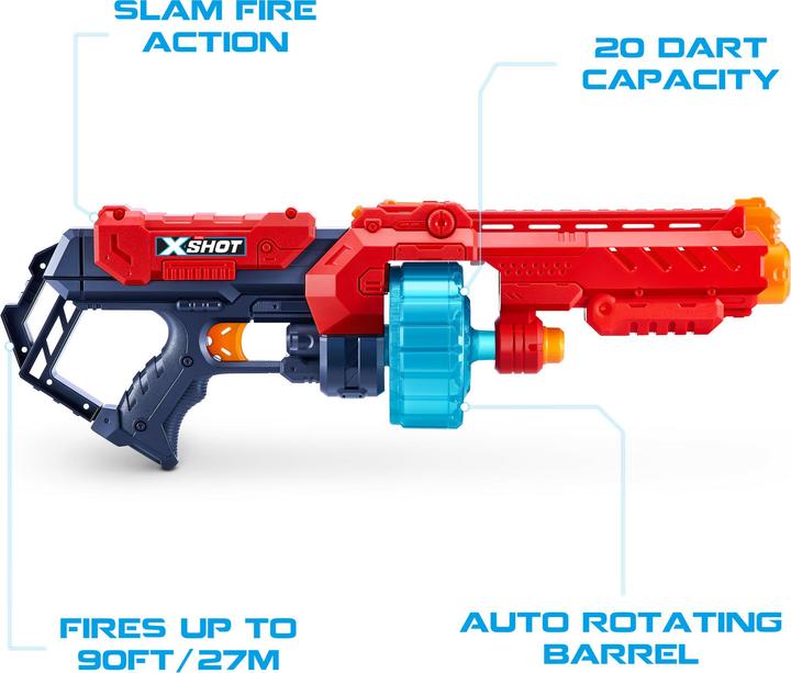 Actual product image Zuru Excel Combo Pack Turbo Fire + Fury 4 + Micro Launcher