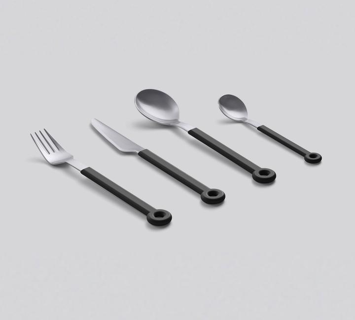 Produktbild Mono Ring Besteck 4-tlg. (4 Stück, Besteck Set)