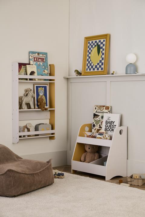 Actual product image Kids Concept STAR bookshelf grey-mustard
