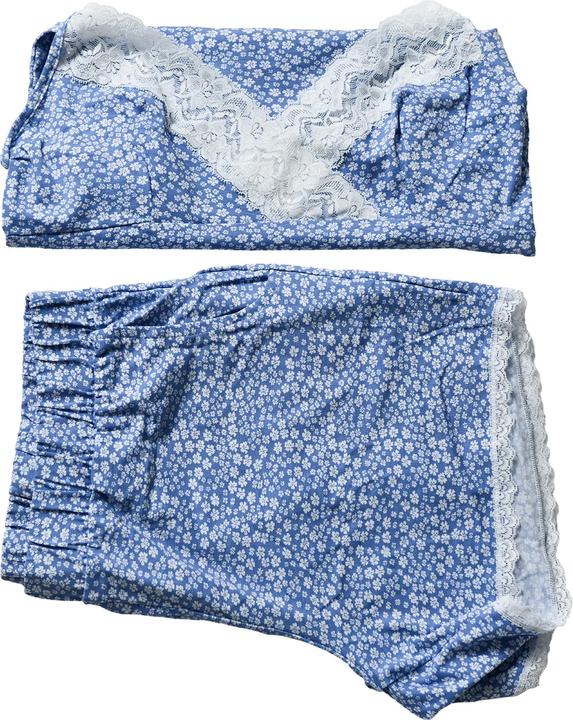 Immagine prodotto Maxte Baumwollspitzen Pyjama-Set Top & Shorts (L)