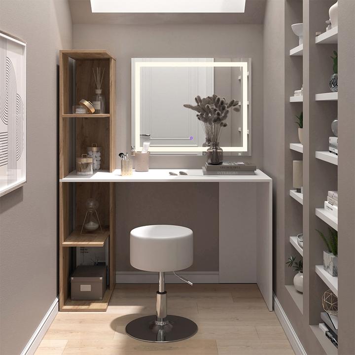 Produktbild Vicco Tower mit Hocker und Beleuchtung (122.5 x 55.5 x 76 cm)