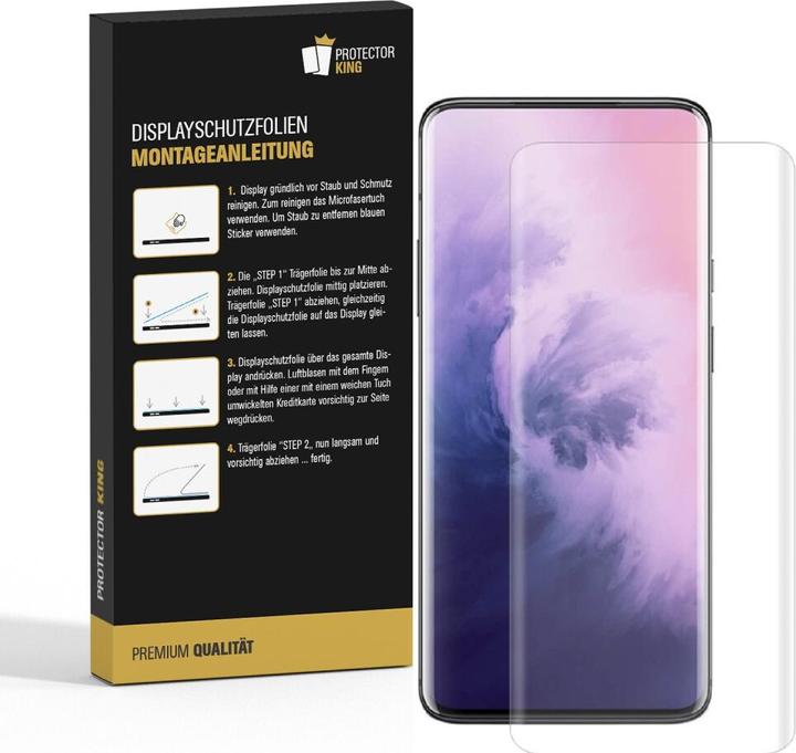 Actual product image Protectorking 6x Panzerfolie Anti-Shock matt entspiegelt (6 Piece, OnePlus 7T Pro)