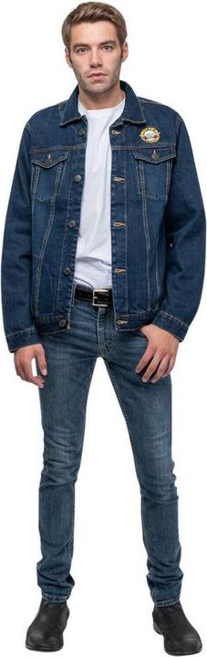 Immagine prodotto Universal Textiles Giacca di jeans unisex adulto con logo classico (L)