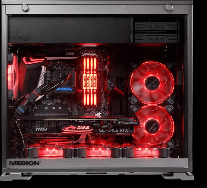 Actual product image Medion Erazer X87024 (Intel Core i7-9700K, 16 GB, 512 GB, GeForce RTX 2080)