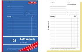Produktbild Herlitz Formularbuch "Auftrag 264,20cm (104"), DIN A4, 2 x 40 Blatt (40 x)