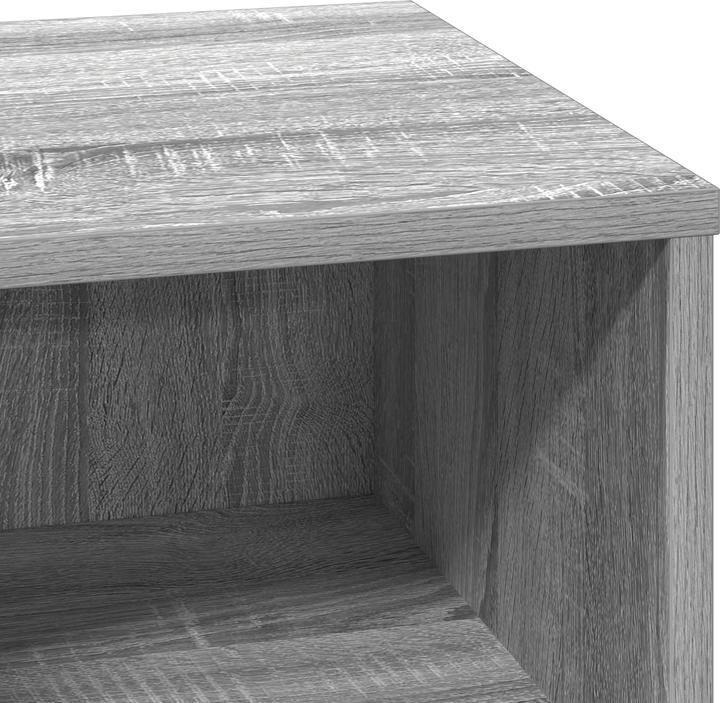 Actual product image VidaXL Grey Sonoma wood-based material Small rectangular bedside table Modern (40 x 40 x 40 cm)
