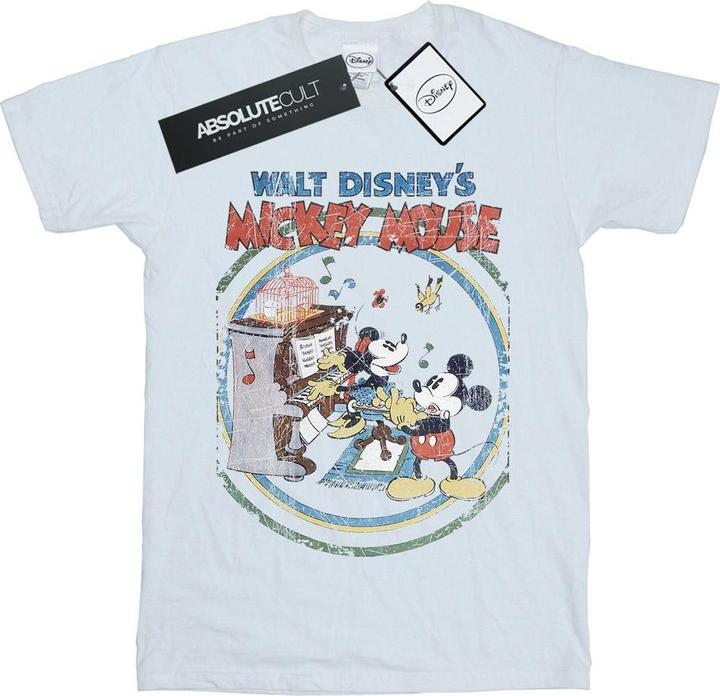 Disney Mickey Mouse Piano TShirt (L)
