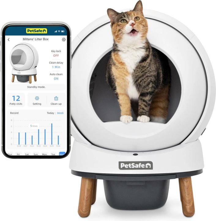 Actual product image PetSafe Ecom Smartspin Auto Litter Box robot - (72984917986) (Self-cleaning litter tray)