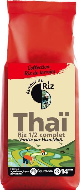 Autour du Riz 1/2 wholemeal Thai rice (cooking: 14')