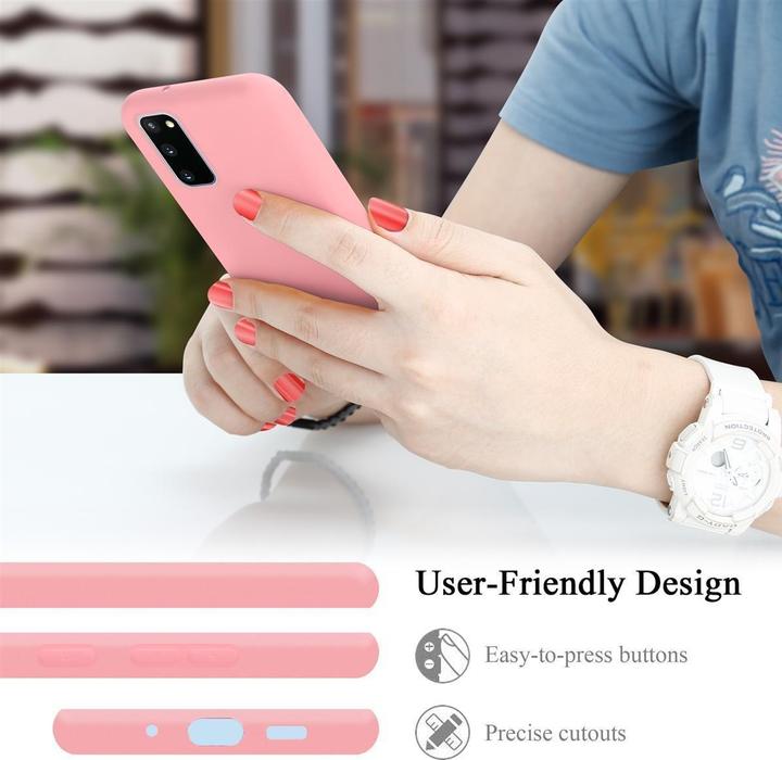 Actual product image Cadorabo TPU Liquid Silicone Case Cover (Samsung Galaxy S20 FE)