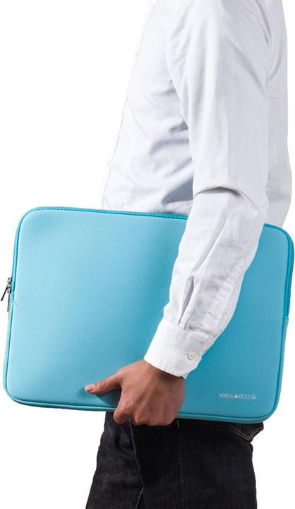 Produktbild König Design Universal Notebooktasche 13 13,3 Zoll Tasche Hülle Laptop Notebook Case Blau (13", Samsung, Lenovo, Apple)
