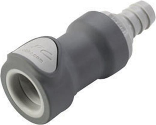 CPC Everis Quick Connect Coupling Series NS4 for 3/8" Hose - Grey