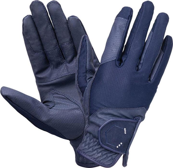Actual product image Coldstream Blakelaw Rhinestone Trim Riding Gloves (XS)