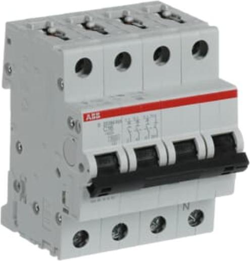 Actual product image ABB S203M-C16NA Automatic circuit breaker C-Char.,10kA,16A,3P,+N A