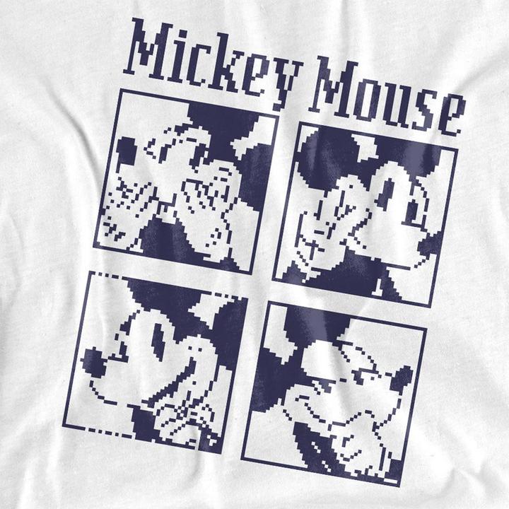 Actual product image Disney Unisex Adult Mickey Mouse Pixelated T-Shirt (L)