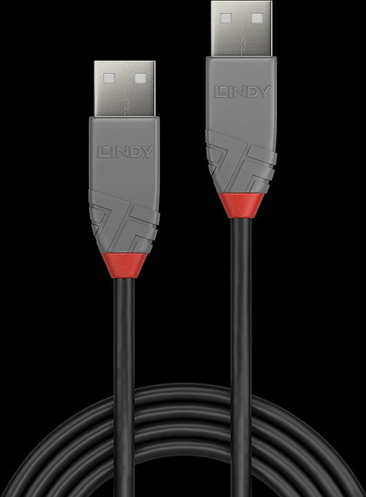 Image du produit Lindy USB/A-USB/A M-M (5 m, USB 2.0)