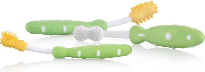 Image du produit Nuby Entraîneur de brosse à dents, lot de 3 (Souple, 1 x)