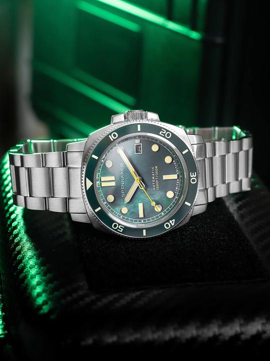 Produktbild Spinnaker SP-5106-33 Hull Automatik Pearl Diver Limited (Lünette drehbar links, Taucheruhr, 42 mm)