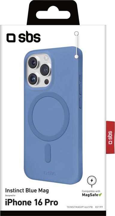 Actual product image SBS Instinct Cover with MagSafe for iPhone 16 Pro blue (Apple iPhone 16 Pro)