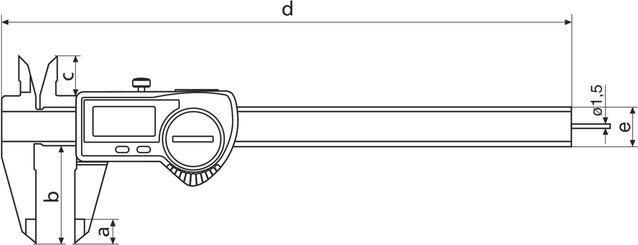 Image du produit Mahr Pied à coulisse MarCal 16 EWR-C (4 cm)