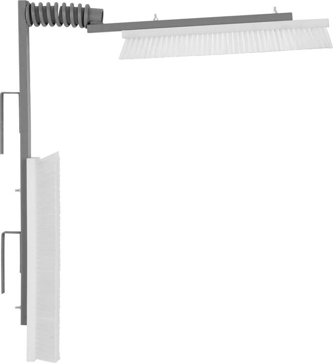 Produktbild Wiesenfield Kuhbürste 2 Köpfe zu je 50 x 10 cm mit Feder Viehbürste Rinder-Kratzbürste (Hund)