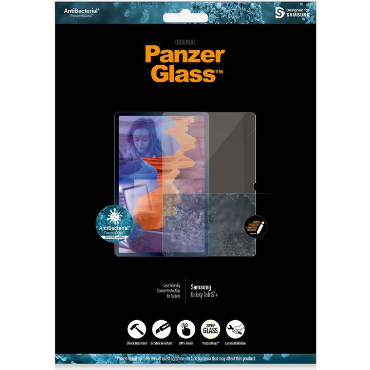 Immagine prodotto PanzerGlass Ultra-Wide Fit (1 Pezzo/i, Galaxy Tab S7+, Galaxy Tab S8+, Galaxy Tab S9 FE+, Galaxy Tab S9+, Galaxy Tab S10+)
