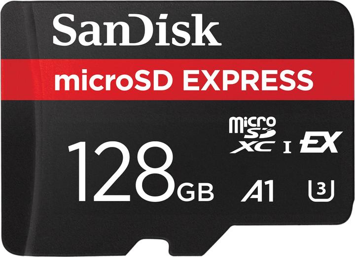 Productafbeelding SanDisk Express (128 GB, microSD Express, U3, UHS-I)